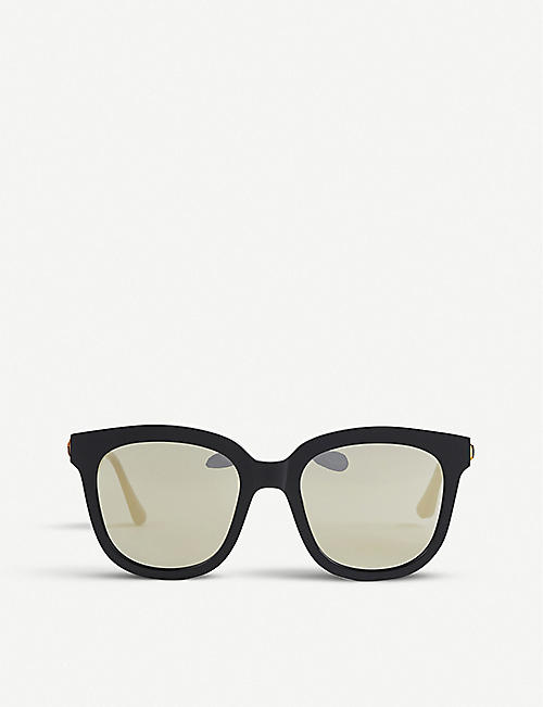 GENTLE MONSTER: Absente-01(2M)GD acetate square-frame sunglasses