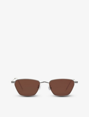 GENTLE MONSTER - Chromesoda cat-eye metal sunglasses | Selfridges.com