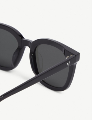 GENTLE MONSTER PAPAS-01 PAPAS ACETATE AND METAL SUNGLASSES