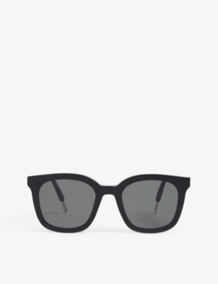 GENTLE MONSTER PAPAS-01 PAPAS ACETATE AND METAL SUNGLASSES