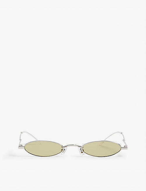 GENTLE MONSTER: VECTOR-02(OL) Vector stainless-steel and monel sunglasses