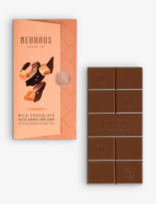 Shop Neuhaus Womens Milk Chocolate And Caramel Bar 100g