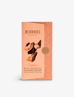 NEUHAUS: Milk chocolate and caramel bar 100g