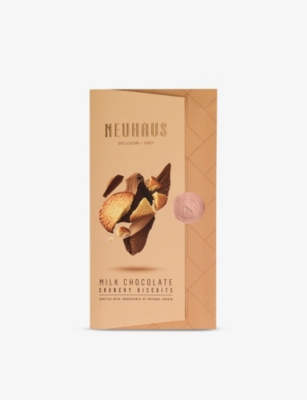 NEUHAUS: Milk chocolate bar with biscuit pieces 100g