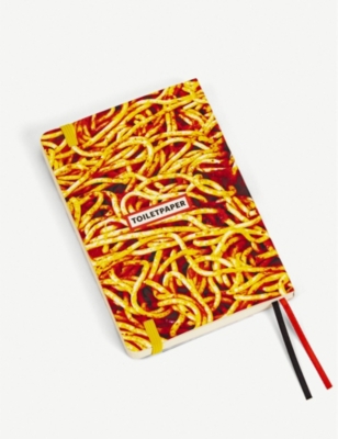 SELETTI: Seletti wears TOILETPAPER spaghetti notebook 15cm x 10cm
