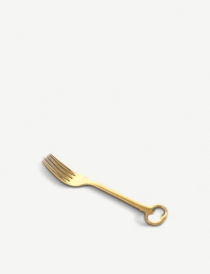 SELETTI: Keytlery gold-toned stainless steel cutlery 24-piece set