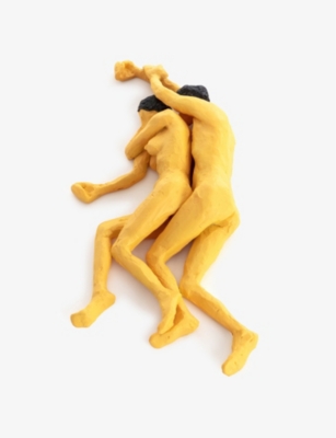 SELETTI: Tatiana Brodatch Love Is A Verb Spoons resin statuettes set of two