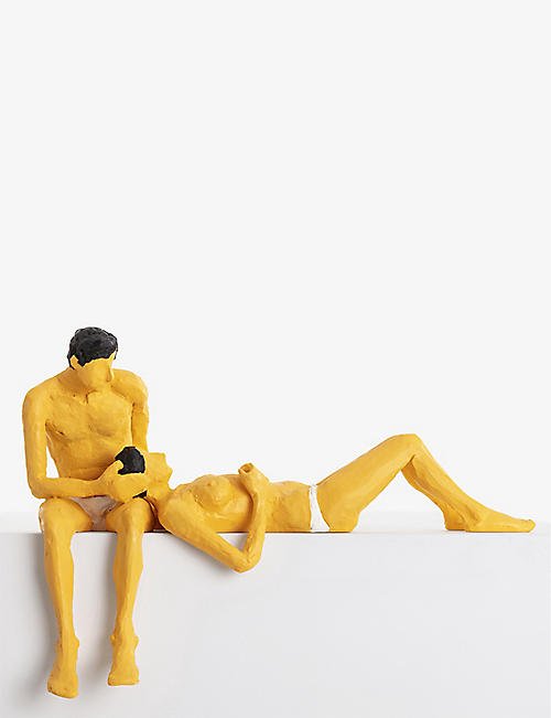 SELETTI: Tatiana Brodatch Love Is A Verb Jean-Claude and Jacqueline resin statuettes set of two