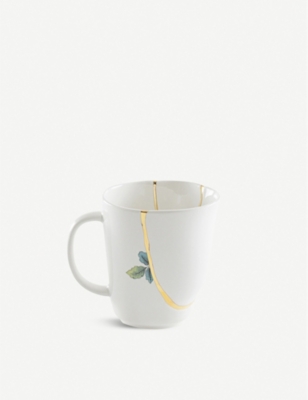 SELETTI: Kintsugi N1 porcelain mug
