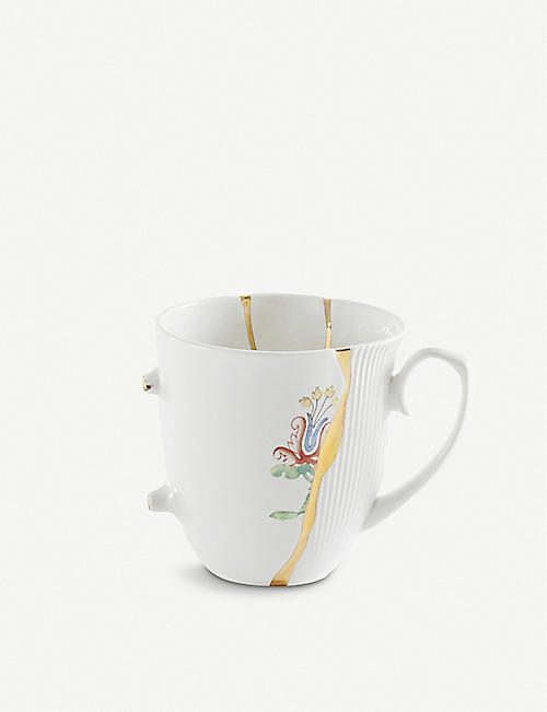 SELETTI: Kintsugi N2 porcelain mug