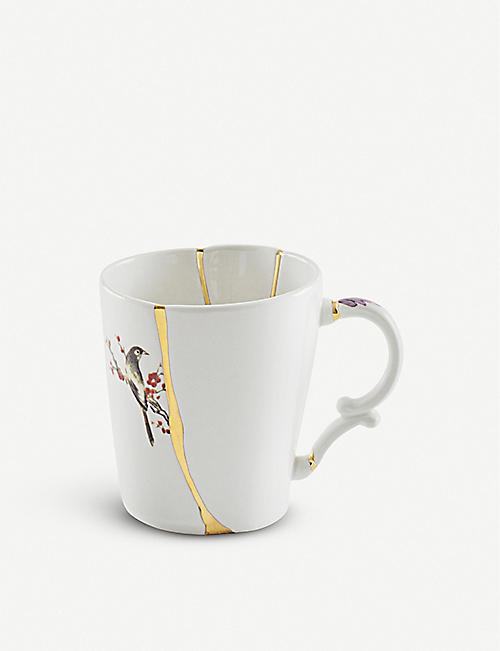SELETTI: Kintsugi N3 porcelain mug 9cm