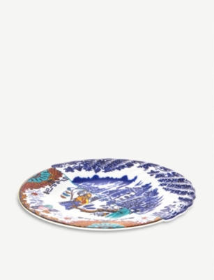 Seletti Hybrid Valdrada Printed Porcelain Fruit Plate 20cm