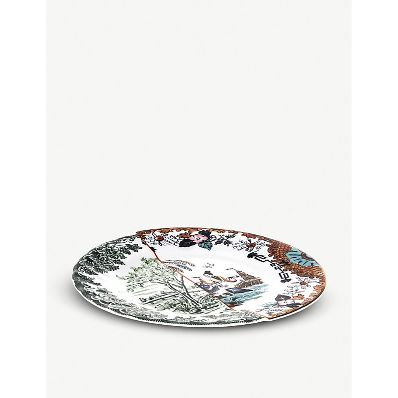 Shop Seletti Ipazia Hybrid Porcelain Dinner Plate 27.5cm
