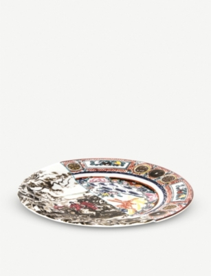 Shop Seletti Eusapia Hybrid Porcelain Dinner Plate 27.5cm