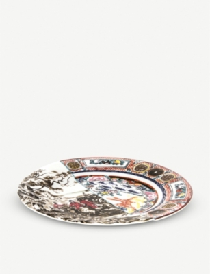 SELETTI: Eusapia Hybrid porcelain dinner plate 27.5cm