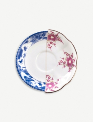 SELETTI: Zenobia Hybrid porcelain teacup and saucer