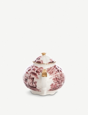 SELETTI: Smeraldina Hybrid printed porcelain teapot