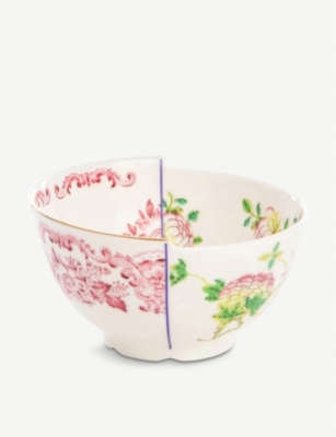 SELETTI: Olinda Hybrid porcelain fruit bowl 10.5cm