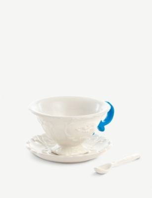 SELETTI I-WARES PORCELAIN TEA CUP SET 11257531