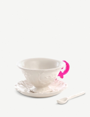 SELETTI: I-Wares porcelain tea cup set