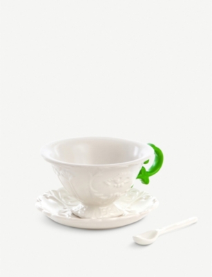 SELETTI I-WARES PORCELAIN TEA CUP SET 11257590