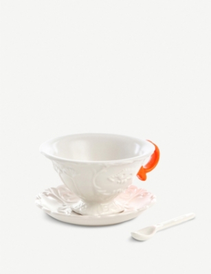Seletti I-wares Porcelain Tea Cup Set