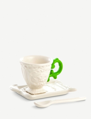 SELETTI I-WARES PORCELAIN COFFEE SET 11257709
