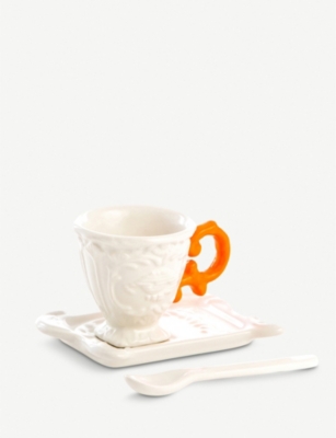 SELETTI: I-Wares bone china porcelain coffee cup