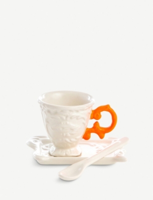 SELETTI: I-Wares bone china porcelain coffee cup