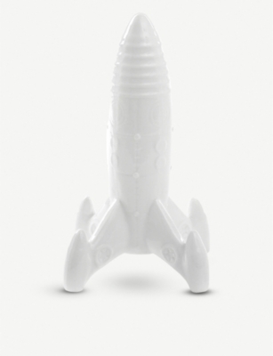 SELETTI: Spaceship porcelain ornament 27cm