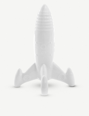 SELETTI: Spaceship porcelain ornament 27cm