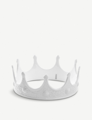 SELETTI: Crown porcelain ornament