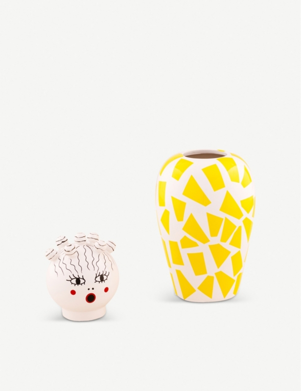 Le Canopie Rosio porcelain and dolomite vase