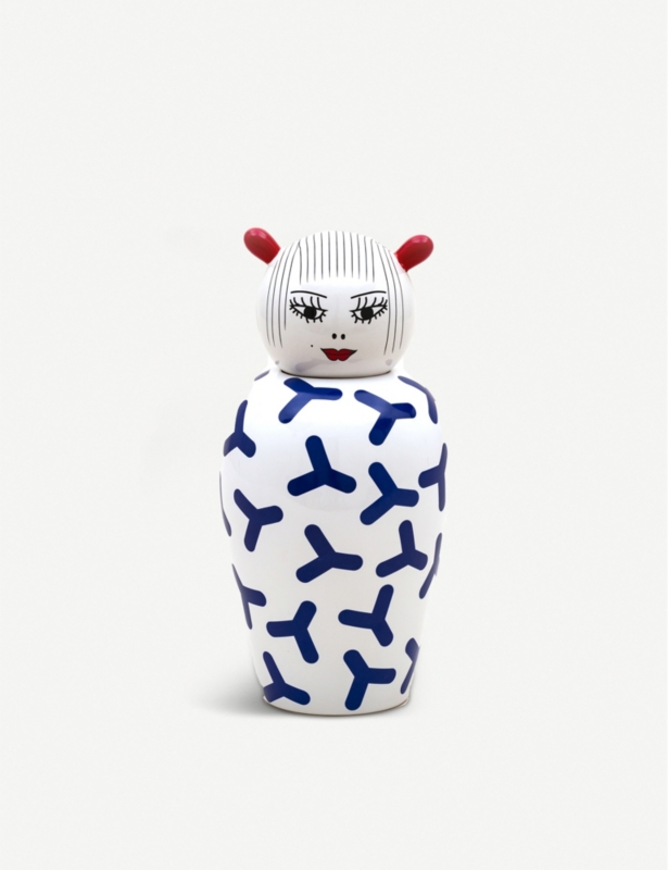 Le Canopie Zoe porcelain and dolomite vase