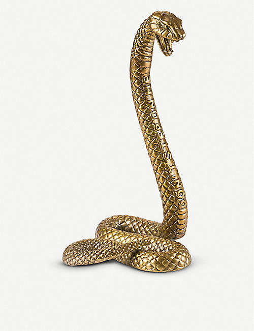 SELETTI: Wunderkammer aluminium snake ornament 43.5cm