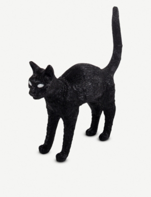 SELETTI: Jobby the Cat resin lamp