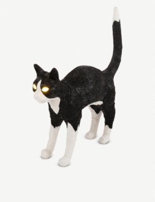 SELETTI: Jobby the Cat resin lamp