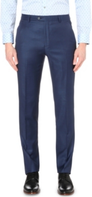 TED BAKER   Debonair modern fit tapered wool trousers