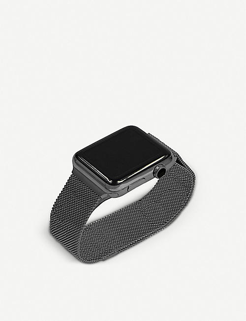MINTAPPLE: Apple Watch Space Grey milanese loop strap 42mm/44mm