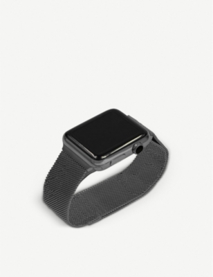 MINTAPPLE Apple Watch Space Grey milanese loop strap 38mm 40mm