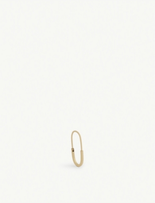 Maria Black Chance Sterling Silver Mini Earring In Gold Hp