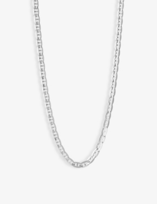 Maria Black Carlo Curb Chain Necklace In Silver Hp