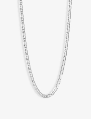 Maria Black Carlo Curb Chain Necklace In Silver Hp