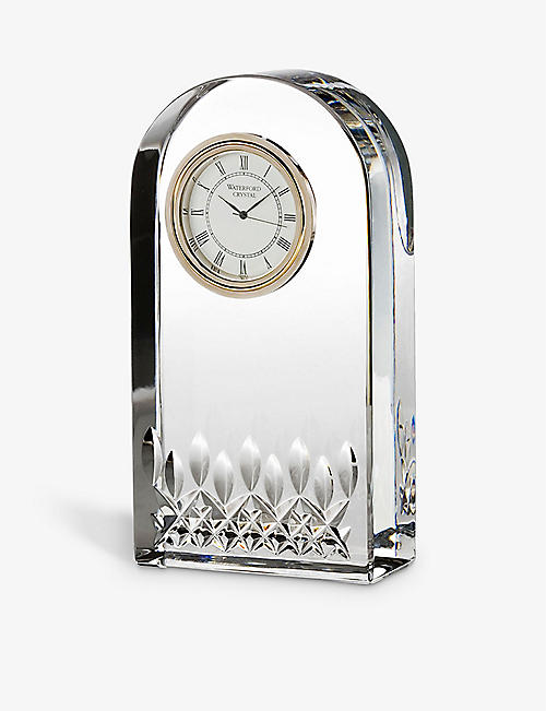WATERFORD: Lismore Essence crystal clock 14cm