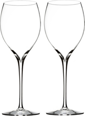 WATERFORD: Elegance Chardonnay wine glasses set of two