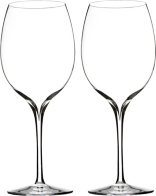 WATERFORD: Elegance Pinot Grigio wine glasses set of two