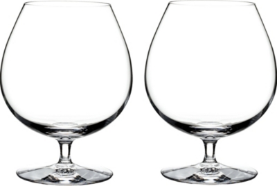 WATERFORD: Elegance Brandy glasses set of two