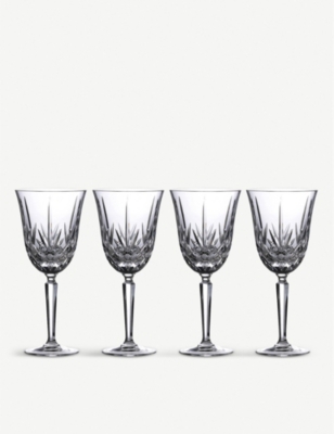 MARQUIS: Marquis Maxwell crystal goblets set of four