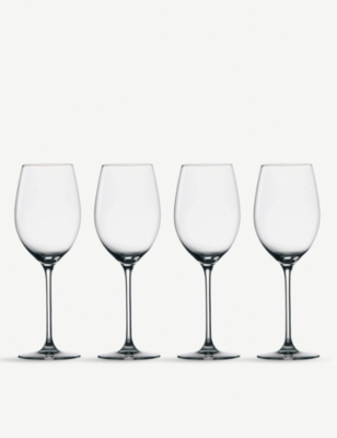 Waterford Marquis Moments Crystal Glass White Wine Glasses Set Of Four