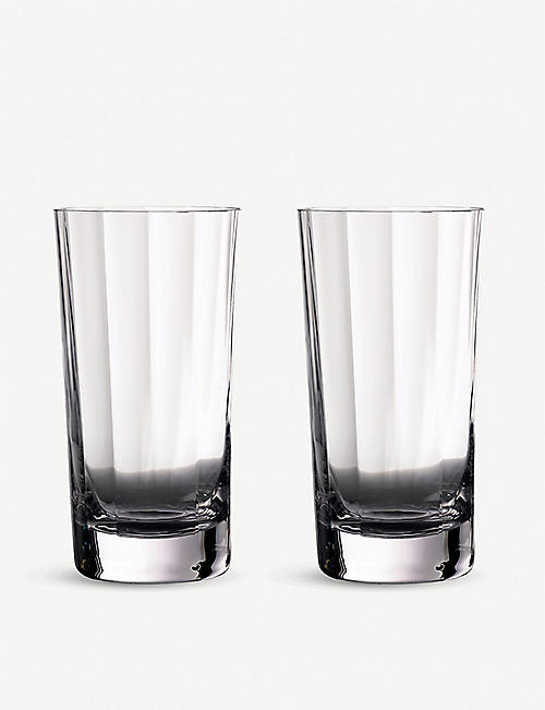 WATERFORD: Elegance Optic Gin Hi Ball set of two